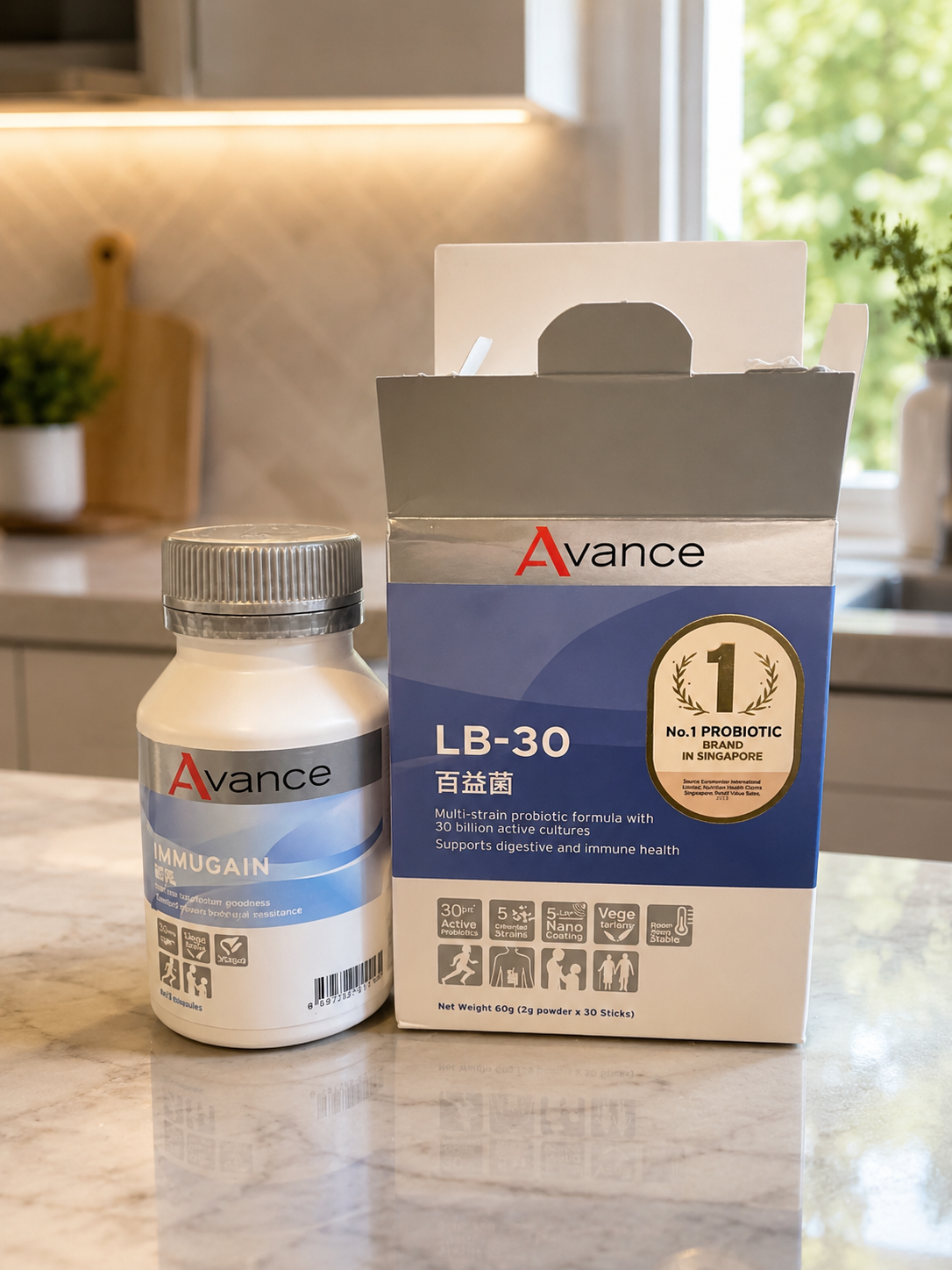 Avance LB-30 and ImmuGain